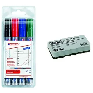 edding 250 Whiteboardmarker sortiert, 4er-Set (4-250-4)