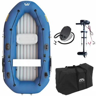 Aqua Marina Classic Advanced Fishing Boat T-18 Motor Blue - blau
