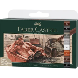 Faber-Castell Pitt Artist Pen 8er