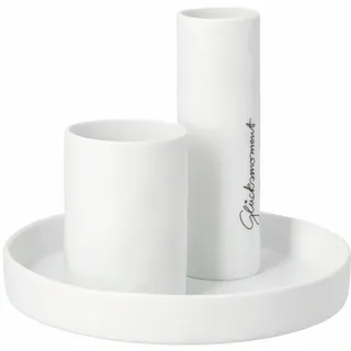 räder Dekovase Glücksmoment Weiß 20 cm