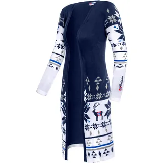 Nebulus Damen Jacke NOORS, warme Strickjacke, Strickmantel im Norweger-Style - S
