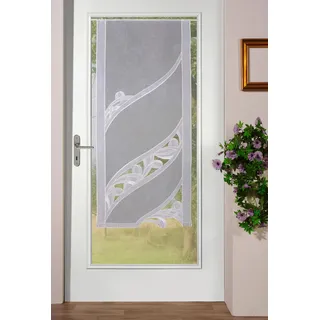 Stickereien Plauen Christina Multifunktionsband 60 x 140 cm Transparent/Weiß 1 St.