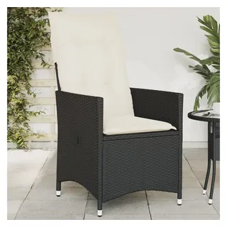 vidaXL Gartensessel 57,4 x 69,5 x 92 cm schwarz 5 St.