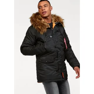 Alpha Industries N-3b Vf59 Mantel Black L