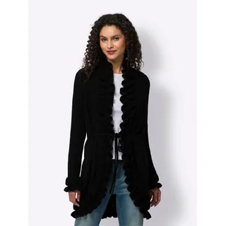 Heine Strickmantel in Schwarz 36