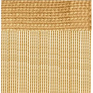 Bestlivings Fadenvorhang (56x185cm) in Gold, Caravan Camping Fadengardine ideal für Wohnwagen/Wohmobil als Türvorhang