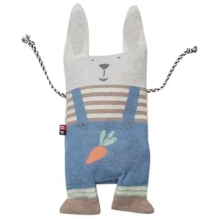 DAVID FUSSENEGGER Dinkelkörnerkissen 'Hase' 16 x 29 cm blau
