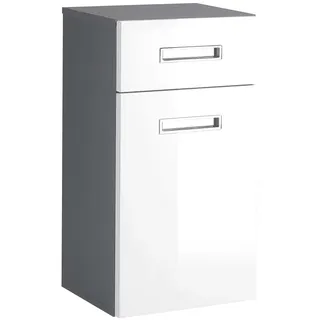 Bega BBK SP. z.o.o. sp. K. Waschbeckenunterschrank 1 Tür 1 Schublade 38 x 72 cm Weiß