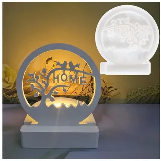 LuxusKollektion Silikonform Silikonform Silikonformen Gießformen Kerzen Home Wort weiß