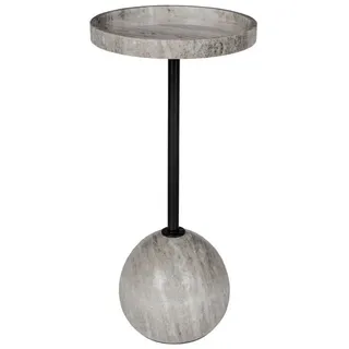 ZUIVER Beistelltisch, Grau, Stein, 25x52x25 cm,