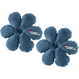 Newgen Medicals Reisekissen Blumenform 2er Set Beige