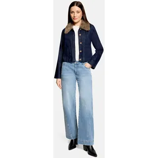 Cartoon Jeansjacke Patch Blue/Brown 38