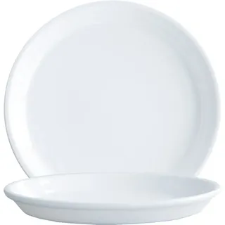 ARCOROC Restaurant White Teller halbtief 23cm * 6er