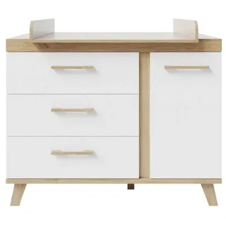 roba® Wickelkommode Wickelkommode roba SMILE BHT 117,50x103x78 cm bunt