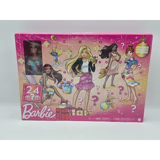 Mattel Barbie Adventskalender GXD64 Sommer Strand Puppe Kleidung Zubehör NEU OVP