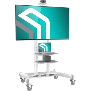 ONKRON TS1881 TV-Rack 50-86 Zoll 105,9 kg Weiß Kunststoff/Metall/Stahl