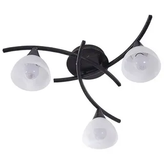 LINDBY Della 3 dimmbar Glas Schwarz