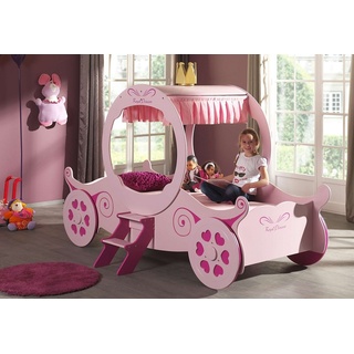 Kinderbett VIPACK Betten Gr. Liegefläche B/L: 90 cm x 200 cm, kein Härtegrad, rosa (rosa, pink) Kinder Kinder-Einzelbetten