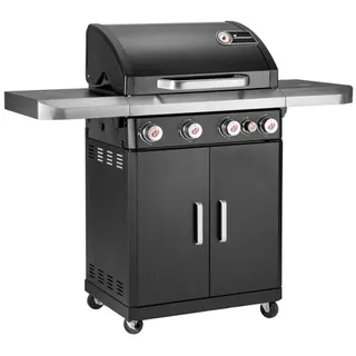 LANDMANN Gasgrill Gartengrill Grill Rexon "CooK" 4-flg. (DK) (Speditionsversand)