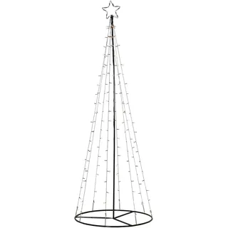 Star Trading LED Lichterbaum Metall 210 cm 1 Stück schwarz