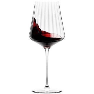 Stölzle Lausitz Symphony Bordeauxkelch 6er Set/Hochwertige Rotweingläser groß bauchig/Weingläser Rotwein/Großes Weinglas/Weinkelche Glas