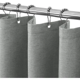 luxuskollektion Duschvorhang 92 x 182 cm grau