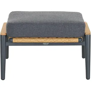 Siena Garden Roma Lounge-Hocker grau