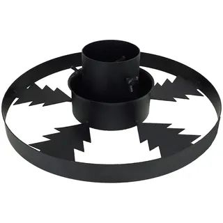 FineHome Metall Tannenbaumständer Weihnachtsbaumständer Ø 40cm Baumständer Christbaumständer Modell Tanne