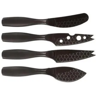 Boska Mini Monaco+ Käsemesser-Set 16 cm 4-tlg. Edelstahl Schwarz