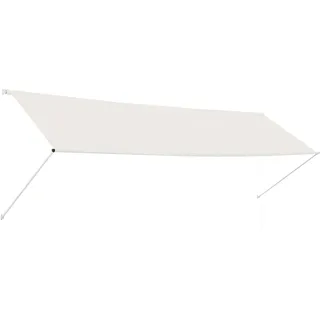 vidaXL Einziehbare Markise 400 x 150 cm creme