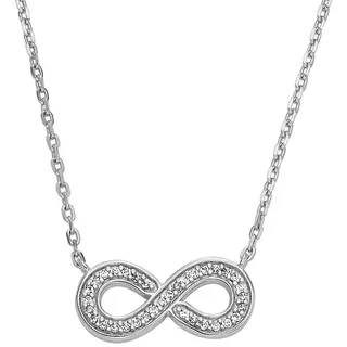 Fossil Infinity Anhänger Kette Silber