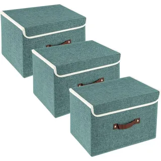 TYEERS Faltbox 3-tlg. blau/türkis