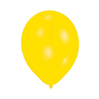 amscan® Luftballons gelb, 25 St.