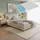 140 x 200 cm mit Matratze Beige