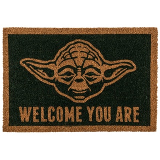 Out of the blue Fußmatte, Star Wars - Yoda, ca. 60 x 40 cm, mit Headercard zum Aufhängen