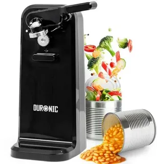 Duronic CO40 BK Dosenöffner, elektrischer Büchsenöffner für 600ml Konservendosen