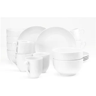 SELTMANN WEIDEN Amina Frühstücks-Set 18-tlg. weiß unifarben