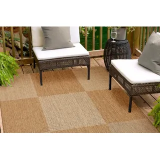 Andiamo Arizona Outdoor-Teppich 60 x 110 cm Braun