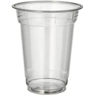 Papstar Plastikbecher 0,3 l Glasklar 50 St.