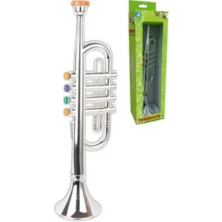 None Kindertrompete Boogie Bee 38 cm 4 Tasten Silber