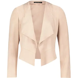Betty Barclay Damen Blazer-Jacke ohne Verschluss 42, Beige - 42