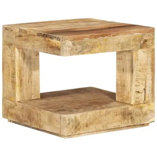 vidaXL Couchtisch Wohnzimmertisch Sofatisch Kaffeetisch Beistelltisch Tisch Wohnzimmer Teetisch Holztisch 45x45x40cm Massivholz Mango
