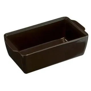 Emile Henry Brotbackform Brotform 2-tlg. Fusain, (Set 2-tlg), Brotform, 1,8 l, Keramik, schwarz schwarz