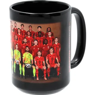 FC Bayern Tasse Team 2024-25 Kaffeetasse Teetasse Manschaftstasse Unterschriften Cup Mug FCB