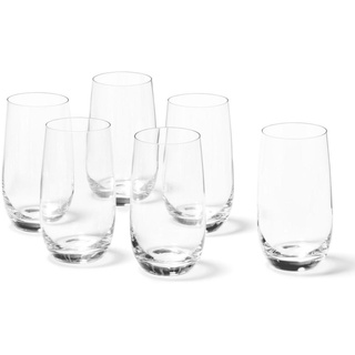Leonardo Becher-Set Tivoli, Klar, Glas, 6-teilig, 350 ml, 7x13x7 cm, Essen & Trinken, Gläser, Gläser-Sets