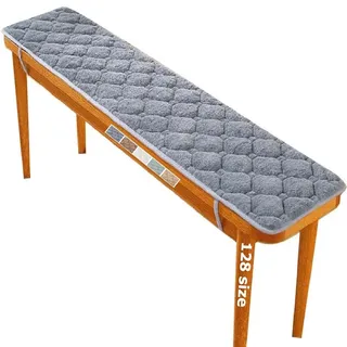 Miecoae Sitzkissen für Indoor und Outdoor, Stuhlkissen Balkon, Sitzauflage Bank, Sitzbank Kissen Bankauflage Bankkissen Sitzpolster für Fensterbank, Mit Bändern Antirutsch(A2,70x30 cm 28x12 in)