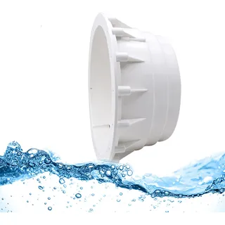 LGJEGD PAR56 Pool eingebettet Nische wasserdichtes Gehäuse, IP68 wasserdicht ABS/Edelstahl Material Unterwasser-Einbauleuchte ohne PAR56 Lampe (Color : Vinyl)