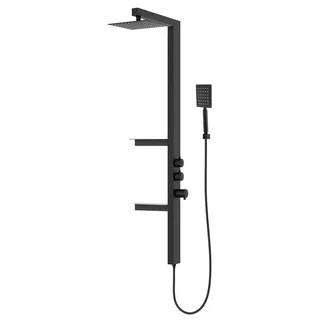 Badplaats Duschpaneel Avalon 145 x 30 cm – Aluminium-duschset Mi