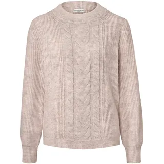 Tchibo - Grobstrickpullover mit Zopfmuster - Damen - Gr. L - creme