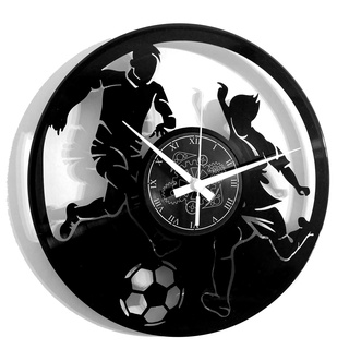 Instant Karma Clocks Vinyl Wanduhr Fußball Fussballteam Fußballfan, Geschenkidee, Handgemacht